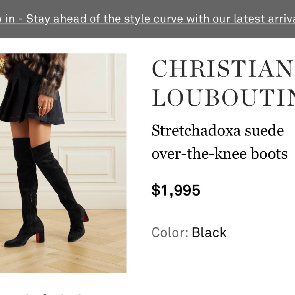 CHRISTIAN LOUBOUTIN ‘Stretchadoxa’ boots